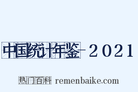 中国统计年鉴-2021是什么意思的图片